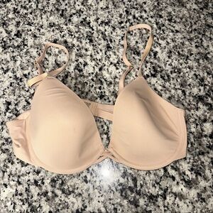 Soma Essentials lightly lined  Scoop Balconette 36B Beige Underwire